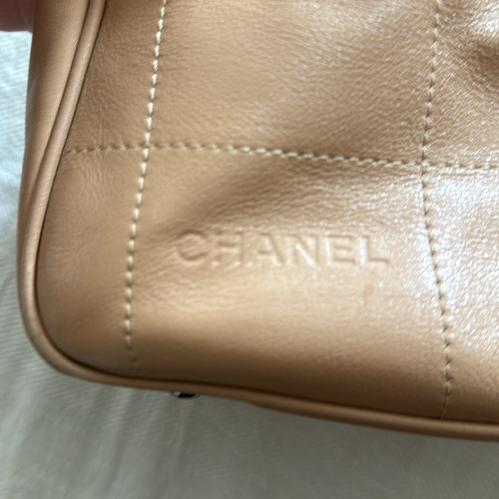 CHANEL Wild Stitch Boston Bag Leather Handbag - Picture 11 of 15